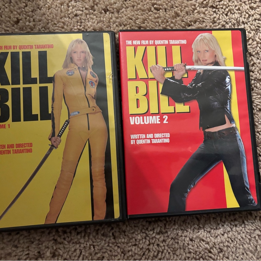 1 hr sale. Kill Bill Volume 1 and 2 DVD Set